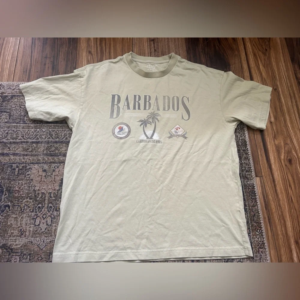 NWT AE Barbados Graphic Men's T-Shirt